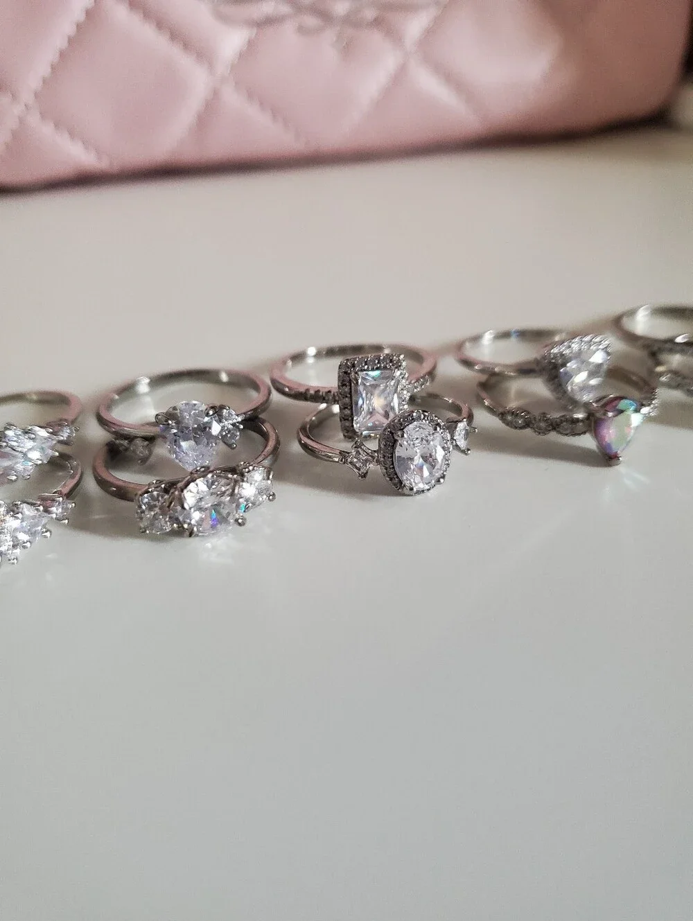 13 Charmed Aroma Silver Rings - Picture 3 of 5